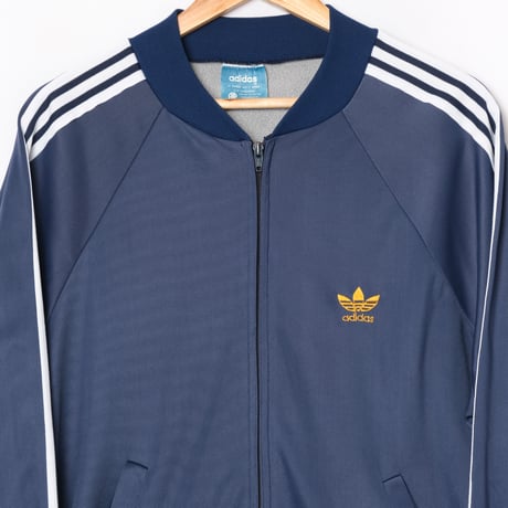 70-80s Vintage adidas ATP Track Jacket Navy (Made in France)
