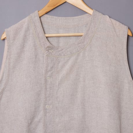 40-50s French Farmers Linen Gillet
