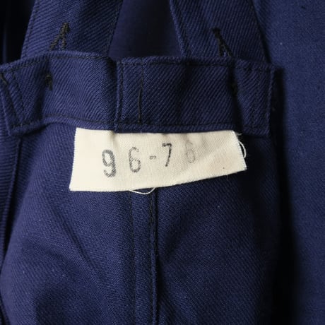 French Army  Cotton Twill Overalls Dead Stock