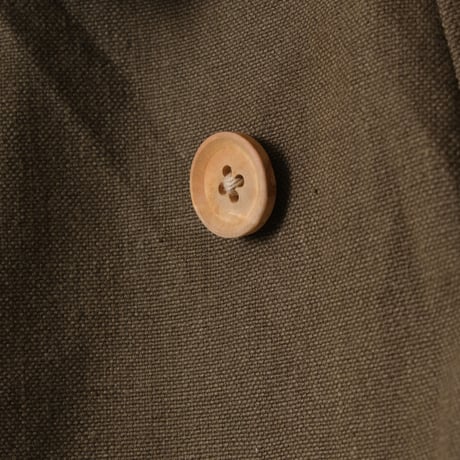French Army M38 Motorcycle Coat 2nd  Wood Button