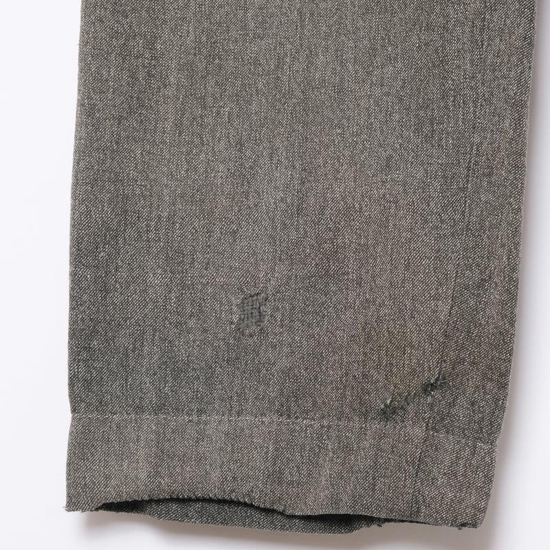 パンツ 30s 40s VINTAGE BLACK CHAMBRAY PANTS 30-40s French Vintage Black Chambray Trousers