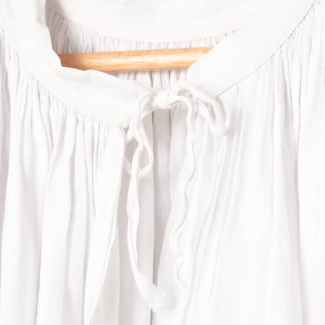 Early 1900s France Antique Linen Church Smock