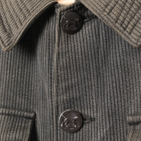 30-40s France Vintage EGAN Cotton Pique Hunting Jacket