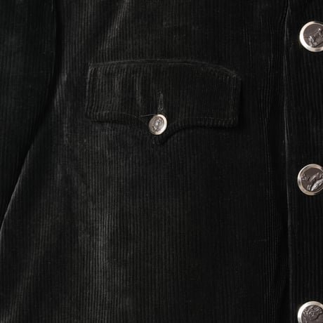 40-50s French Vintage Le Sans Rival Black Corduroy Hunting Jacket