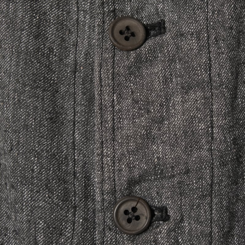 30-40s France Vintage Black Chambray Work Jacke 30-40s France Vintage Black Chambray Work Jacke