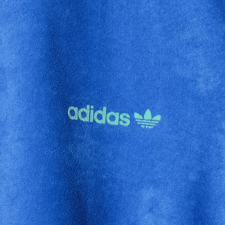 80s Vintage adidas Ventex Track Jacket Model Challenger Blue × Green (Made in France)