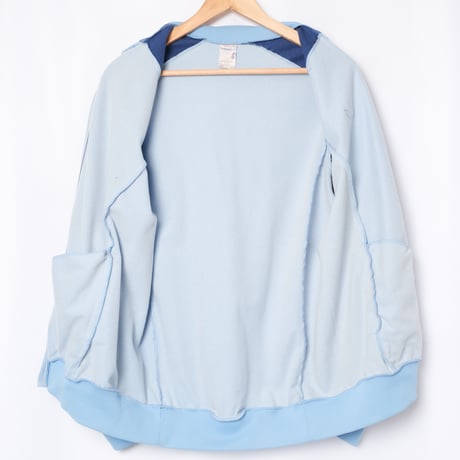 70-80s Vintage adidas VENTEX  ATP Track Jacket Light Blue × Navy (Made in France)