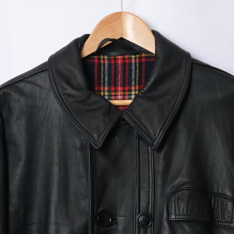 70-80s French Vintage Leather Jacket (Corbusier Jacket) 4