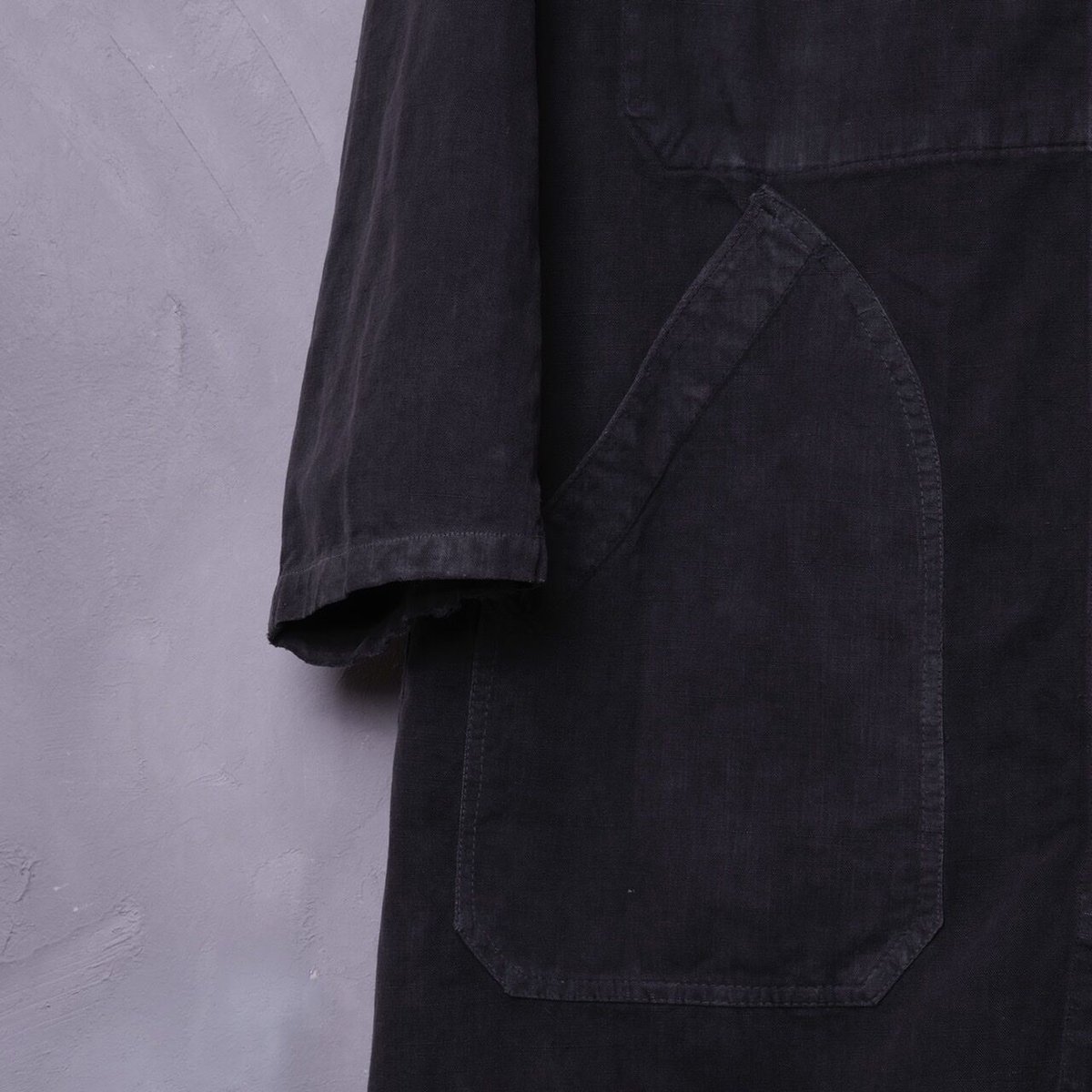 40-50s France Vintage VETRA Black Linen (Metis)