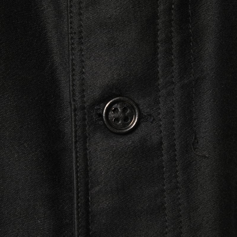 30-40s Le Mont St Michel Black Moleskin Jacket