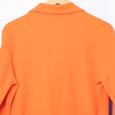 70s Vintage adidas Track Jacket With Hood Orange × Blue