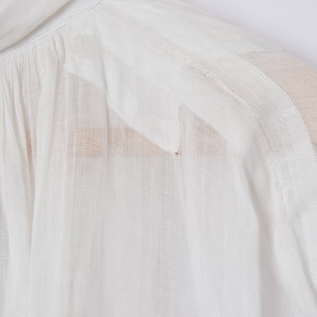 ~1940s  French Vintage Linen Church Smock