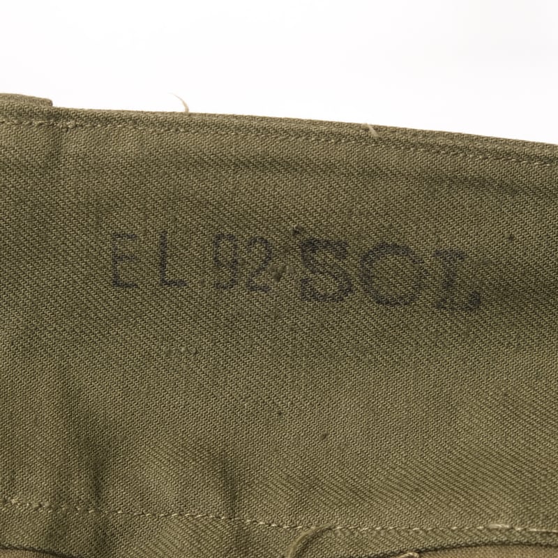 【週末限定値下】【極美品】M47 trousers 前期 23 French Army M47 Trousers First 比翼 Size 92L Dead