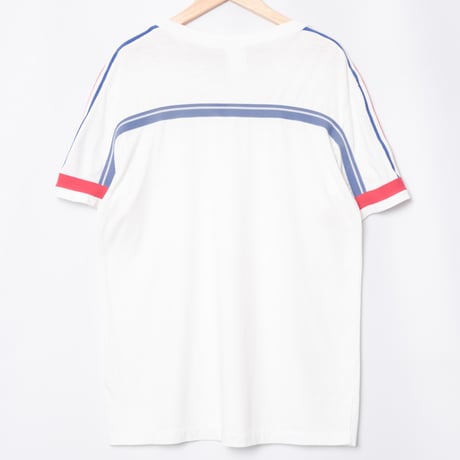 80s Vintage adidas Ventex T Shirt Football France Team 1986（Made in France）