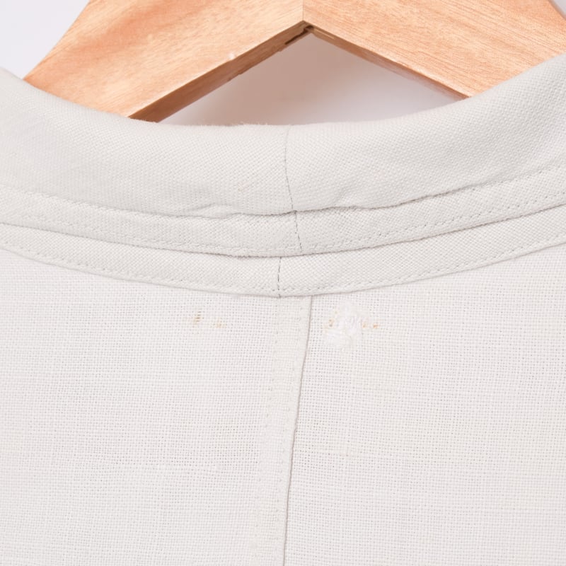 30s -40s French Vintage Linen Double Breasted