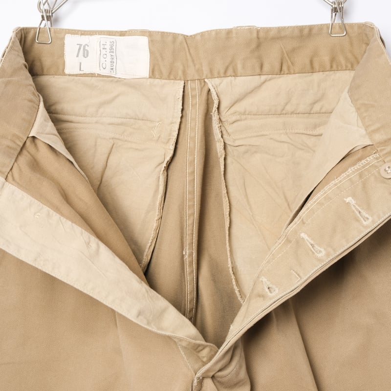[実物]M52 french army フランス軍 チノパンツ 35 ovy紹介 French Army M52 Chino Trousers Late Size 35 | U