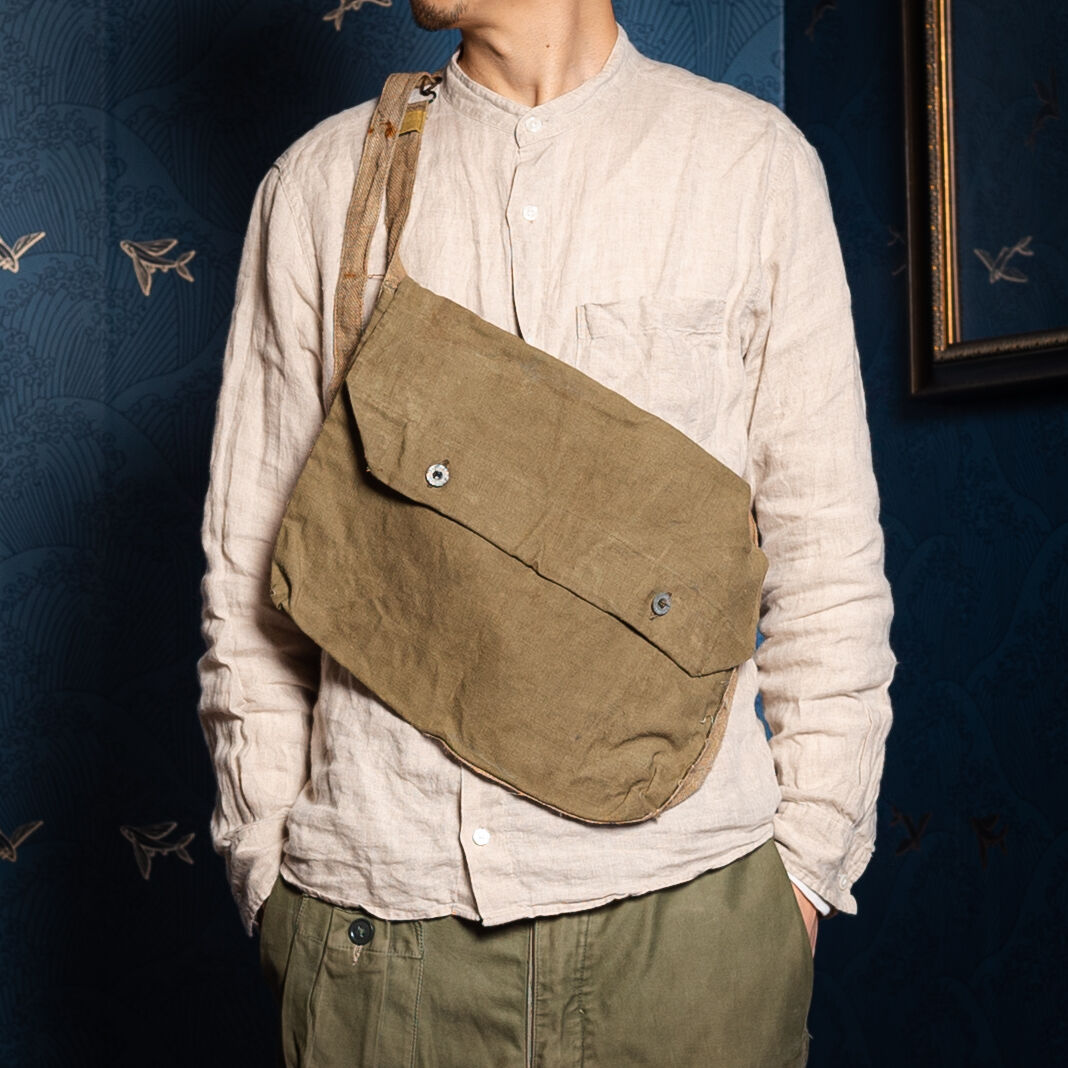 【〜1940s】 フランス軍 リネンブレッドバッグ 1940s】 フランス軍 リネンブレッドバッグ