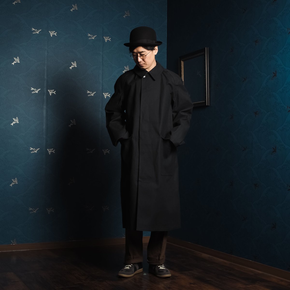 【新品】British Railways ゴム引きマッキントッシュ 新品】British Railways ゴム引きマッキントッシュ