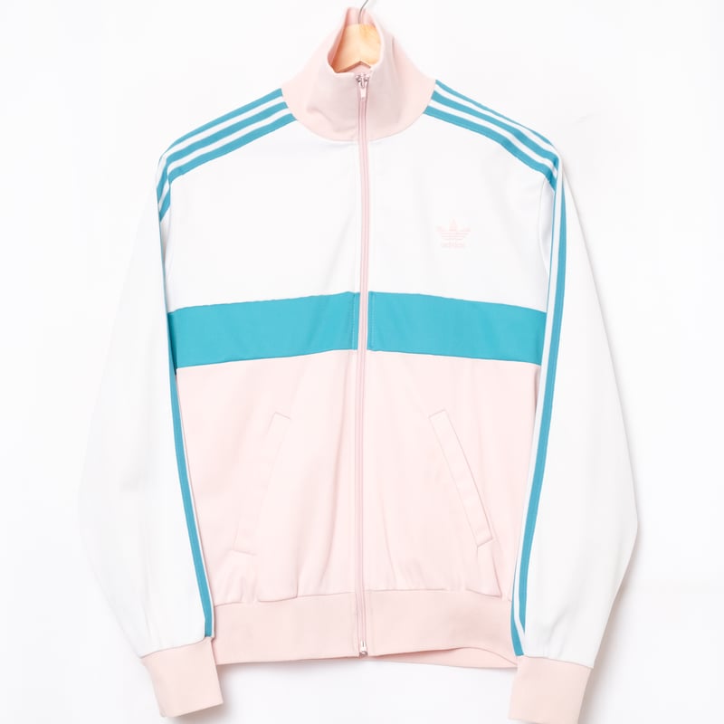 70-80s Vintage adidas Track Jacket Pink × Turqu