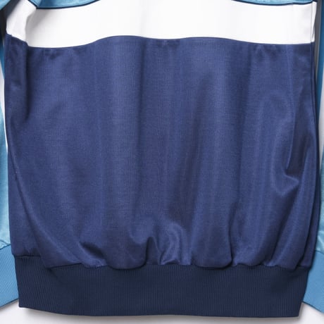 80s Vintage adidas Track Jacket Navy × Light Blue（Made in Hungaria）