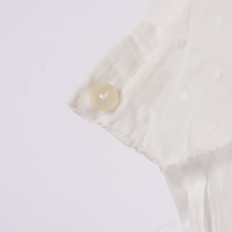 30s France Vintage Embroidered Cotton Skirt