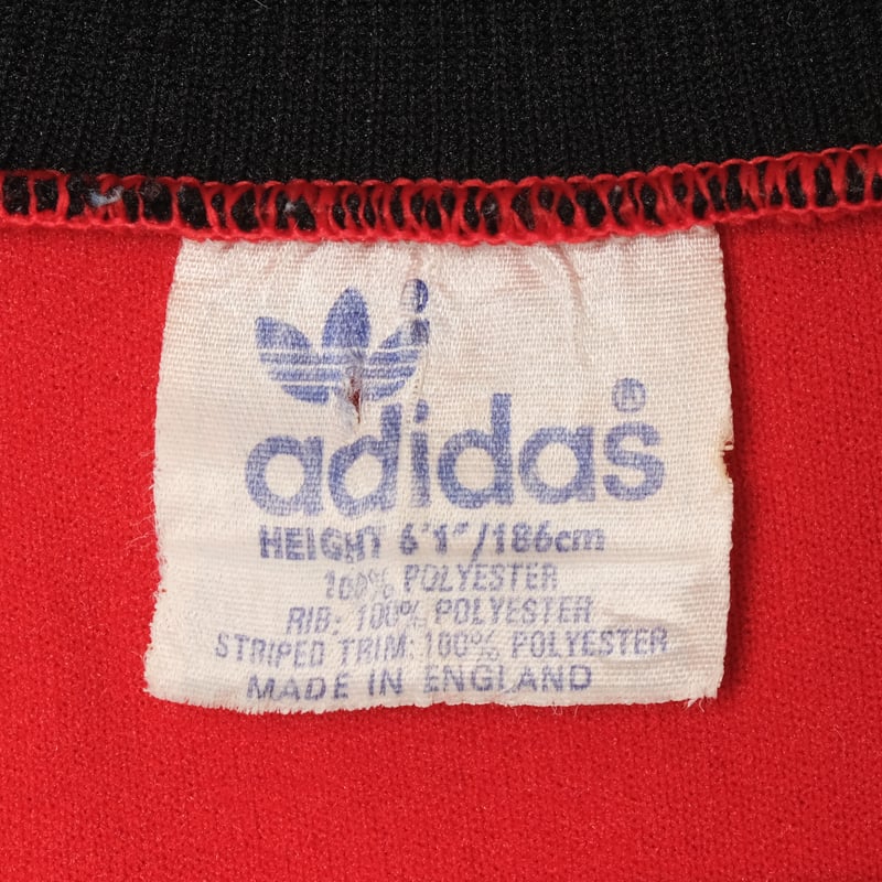 70-80s Vintage adidas Track Jacket Red × Black 70-80s Vintage adidas Track Jacket Red × Black