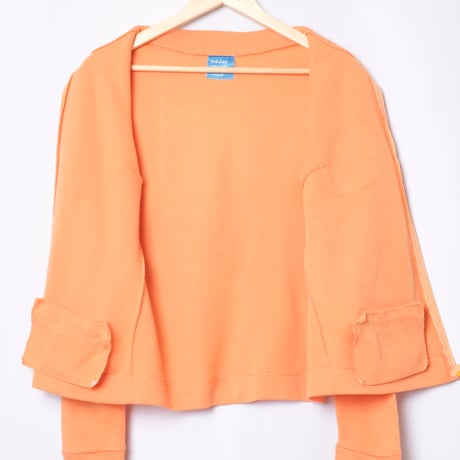 70s Vintage adidas Knit Jacket Salmon Pink (Made in France)
