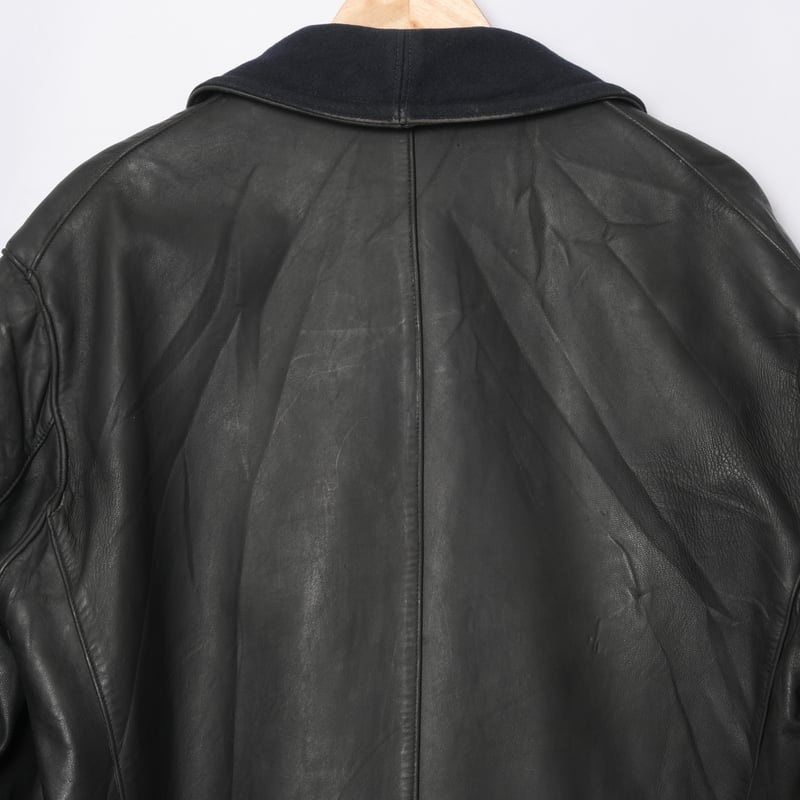 40-50s France Vintage Le Kléber Leather Jacket