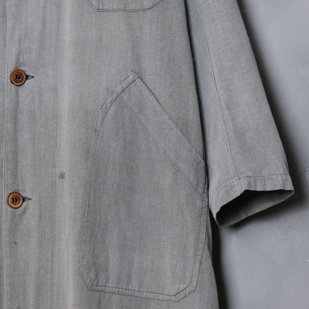 30-40s French Vintage Black Chambray Atelier Co