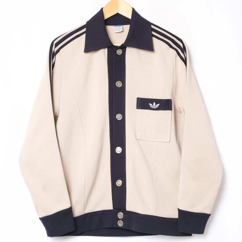 70-80s Vintage adidas Trefoil Button Knit Jacke 70-80s Vintage adidas Trefoil Button Knit Jacke