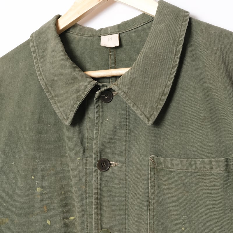 50s French Army Olive Green Work Jacket 2 | Ugl