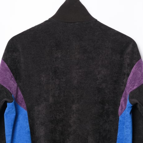 80s Vintage adidas Ventex Track Jacket Model Challenger Black × Blue（Made in France）