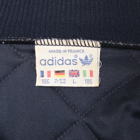 80s Vintage adidas Ventex Track Jacket Navy America logo（Made in France) 186