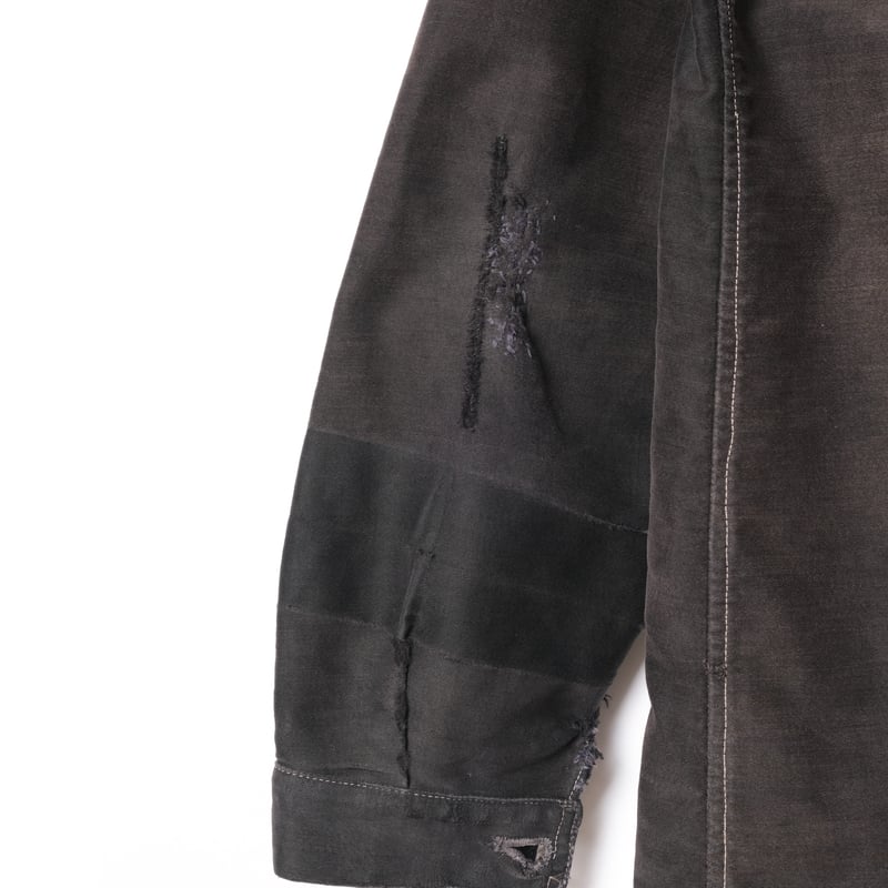 30-40s Le Mont St Michel Black Moleskin Jacket 30-40s Le Mont St Michel Black Moleskin Jacket