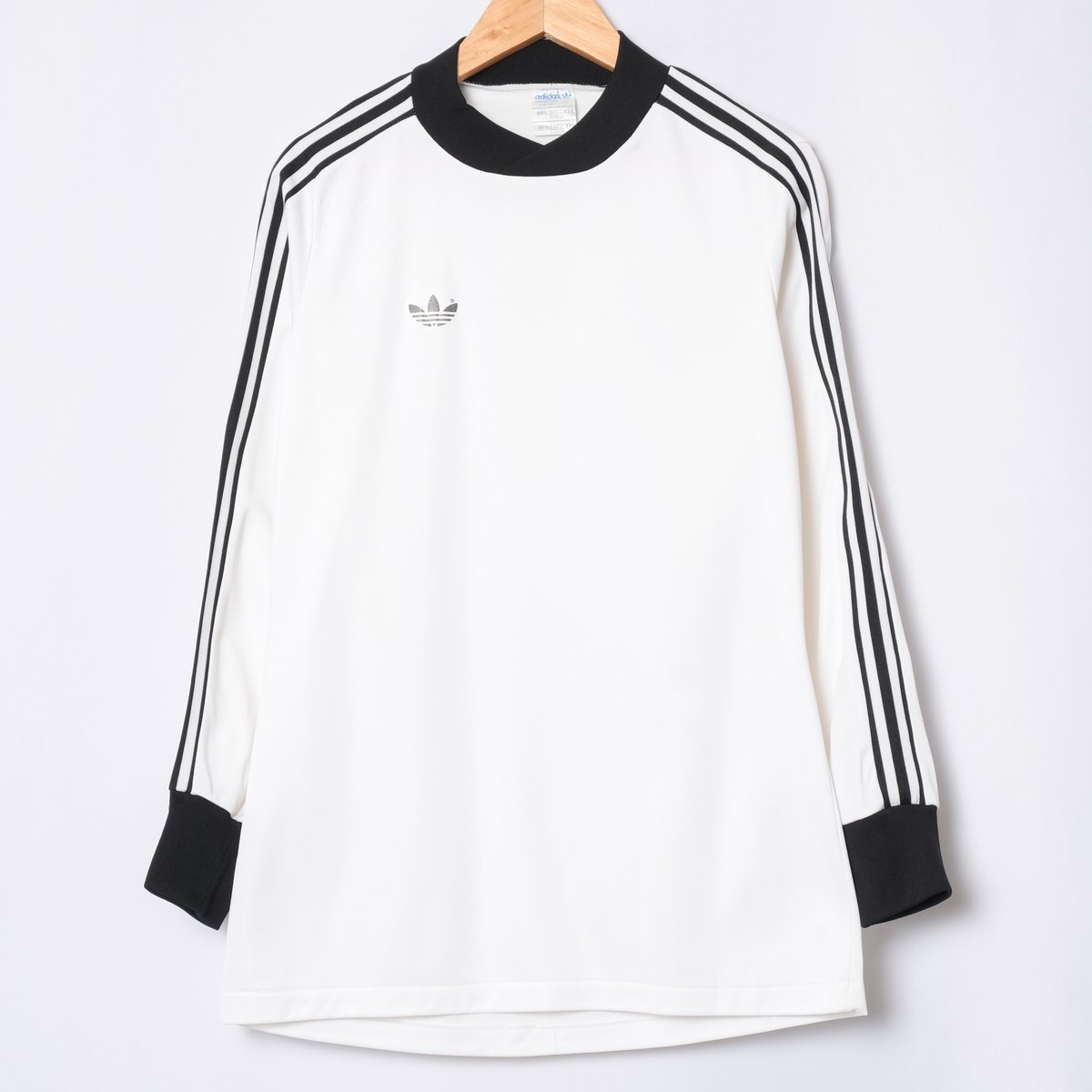 ウェア adidas vintage game shirt 70-80s Vintage adidas Ventex Game Shirt White ×