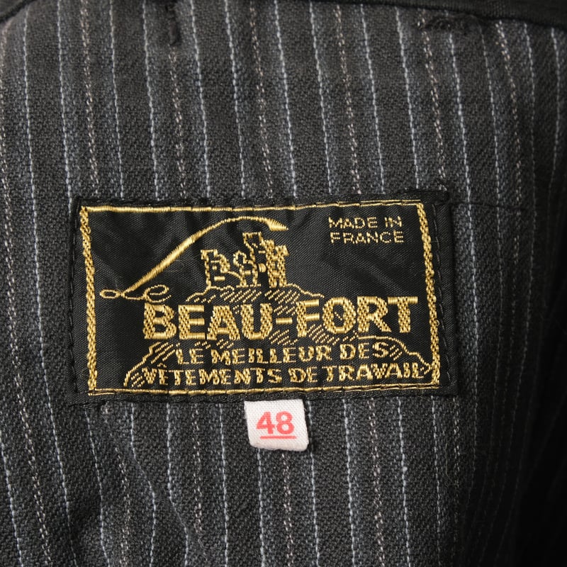 50-60s France Vintage BEAU-FORT Stripe Trousers 50-60s France Vintage BEAU-FORT Stripe Trousers