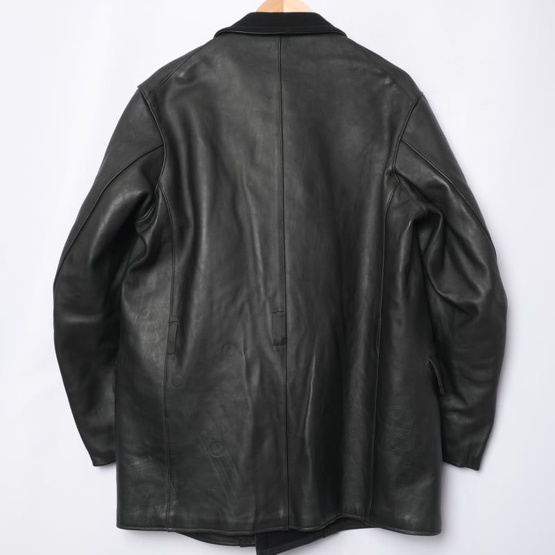 50-60s France Vintage Cuiron Leather Jacket Woo