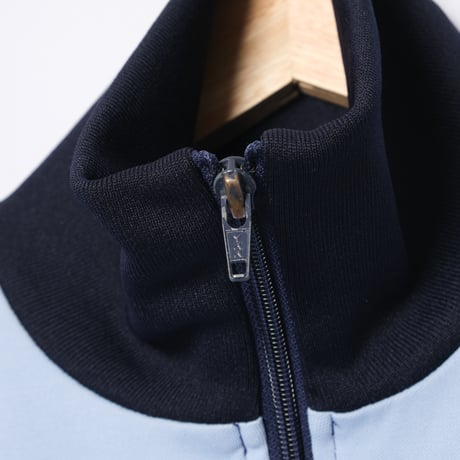 70-80s Vintage adidas Ventex Track Jacket Navy × Light Blue（Made in France)
