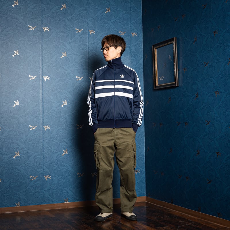 70-80s Vintage adidas Ventex Track Jacket Model
