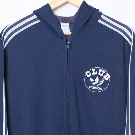 70s-80s Vintage Ventex CLUB adidas Hoodie (Made in France)