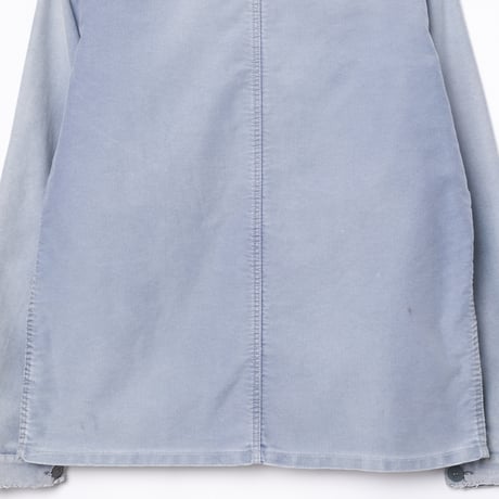 50s France Vintage Adolphe Lafont Blue Moleskin Work Jacket
