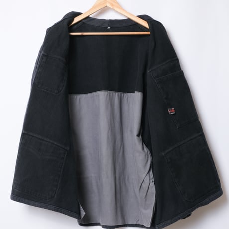 50-60s French Vintage Le Mousquetaire Gray Cotton Pique Hunting Jacket