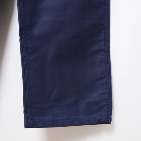 40-50s Le Mont St Michel  Blue Moleskin Work Overalls Dead Stock