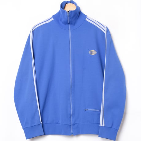 60-70s Vintage adidas Ventex Track Jacket Late World Mark Blue (Made in France)