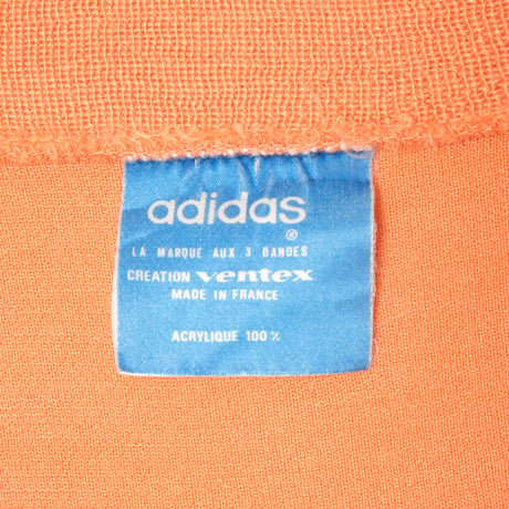 70s Vintage adidas Knit Jacket Salmon Pink (Made in France)