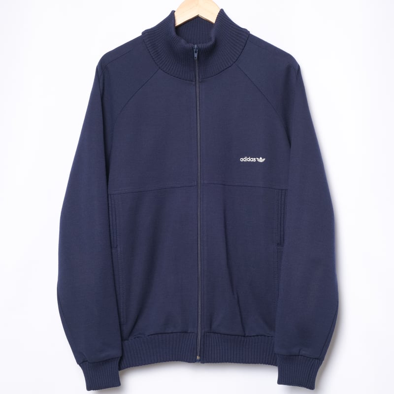 80s Vintage adidas Knit Track Jacket Navy (Made 80s Vintage adidas Knit Track Jacket Navy (Made