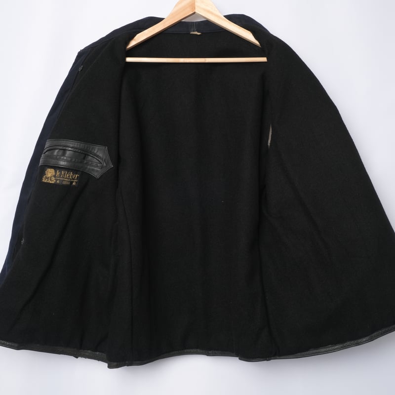 40-50s France Vintage Le Kléber Leather Jacket