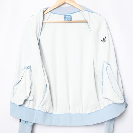 70s Vintage adidas Ventex ATP Track Jacket Light Blue (Made in France)