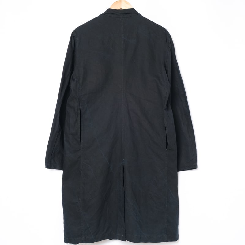 40s France Vintage Indigo Linen Maquignon Coa 40s France Vintage Indigo Linen Maquignon Coa