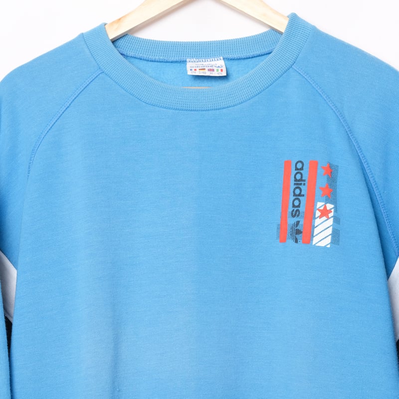 80s Vintage adidas Sweat Blue (Made in France) 